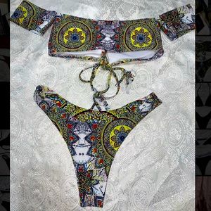 SHEIN, Bikini set,  Multi- Colored, Small